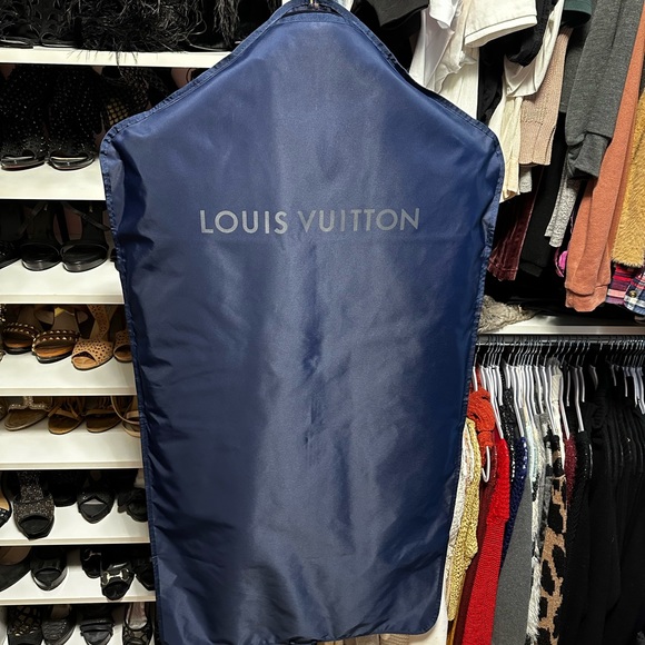 Louis Vuitton Mens Black Lambskin Leather Jacket Size 52. - Picture 15 of 15